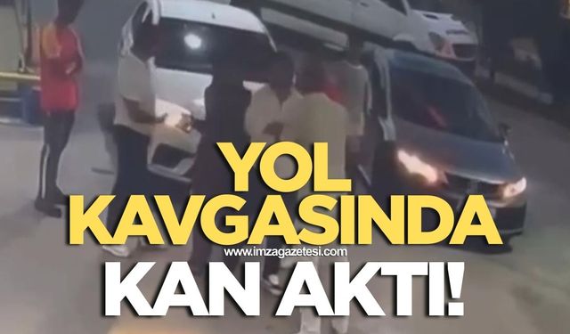 Yol kavgasında kan aktı