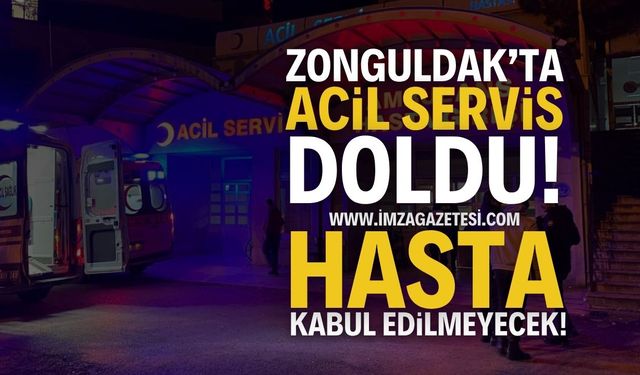 Zonguldak Atatürk Devlet Hastanesi Doldu!