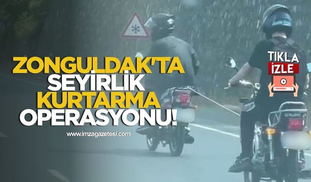 Zonguldak'ta Seyirlik Kurtarma Operasyonu!