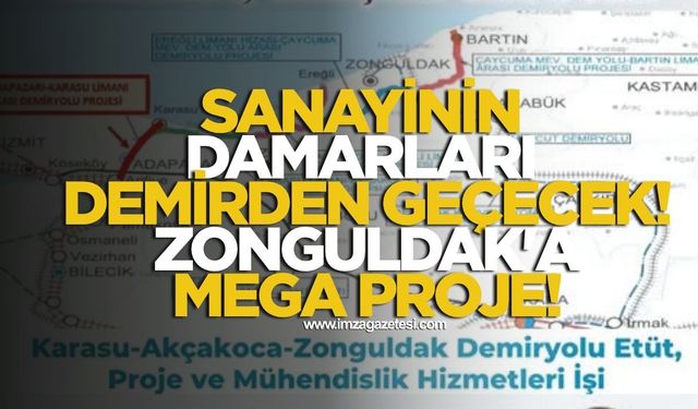 Sanayinin Damarları Demirden Geçecek! Zonguldak'a Mega Proje!