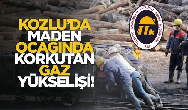 Kozlu’da Maden Ocağında Korkutan Gaz Yükselişi!