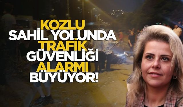 Kozlu Sahil Yolunda Trafik Güvenliği Alarmı Büyüyor!