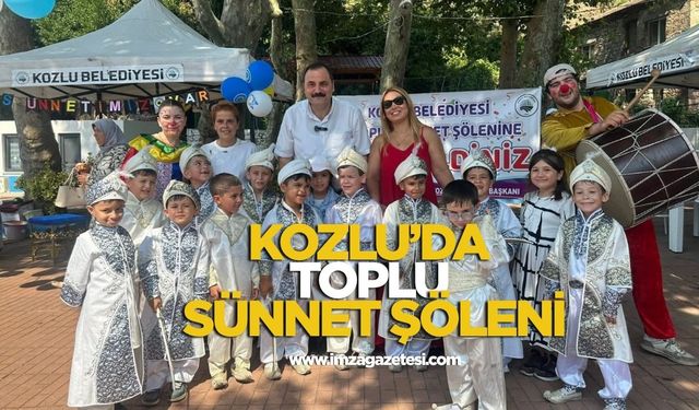 Kozlu'da toplu sünnet şöleni...