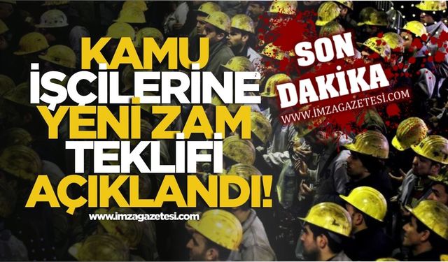 Kamu İşçilerine Yeni Zam Teklifi Açıklandı!