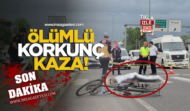 Bisikletli Yaşlı Adam Servis Aracının Altında Can Verdi!