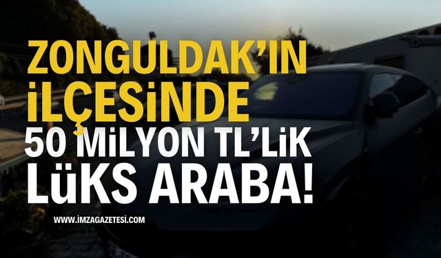 Zonguldak'ta 50 Milyon Liralık Lamborghini
