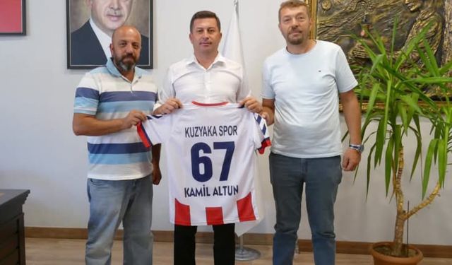Kuzyakaspor’dan Başkan Kamil Altun’a forma jesti…