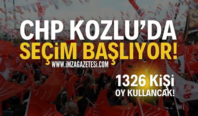 CHP Kozlu'da Delege Seçimleri Başlıyor!