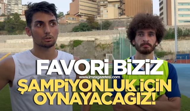 Fatih Yiğit Şanlıtürk ve Yusuf Emre Alyaprak'tan ilk etap değerlendirmesi! "Favori biziz şampiyonluk için oynayacağız"