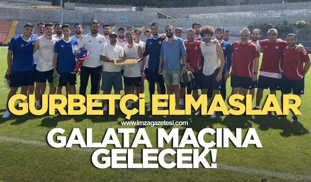 Gurbetçi Elmaslar Zonguldakspor’un hazırlık maçına gelecek