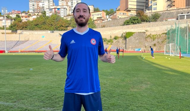 Zonguldakspor’un yeni transferi Rıdvan Özdemir antrenmana katıldı