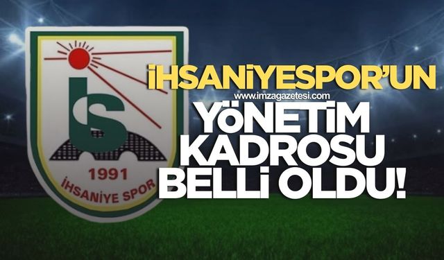 İhsaniyespor'da yönetim belli oldu