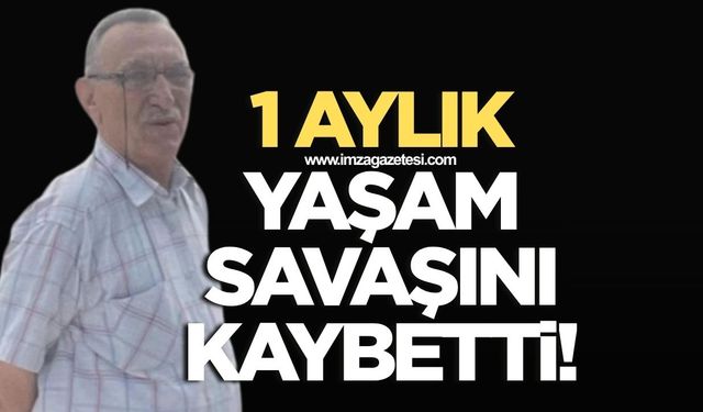 Kazada ağır yaralanan Kemal Çelik 1 aylık yaşam mücadelesini kaybetti