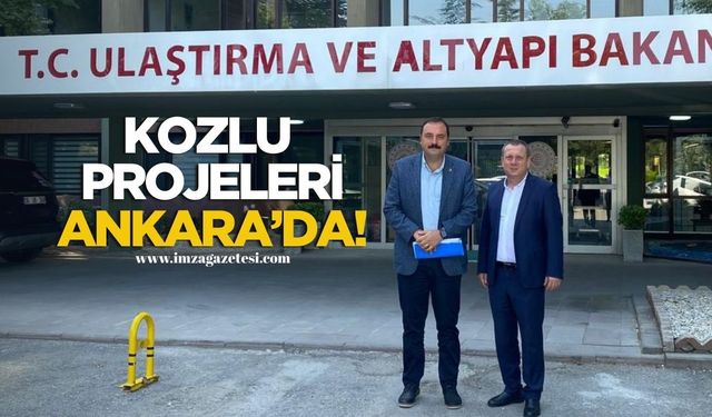 TOKİ ve Ulaştırma Bakanlığı ile Kozlu Projeleri Masada!