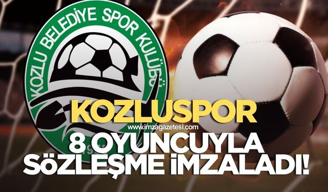 Kozlu Belediyespor 8 oyuncuyla sözleşme imzaladı