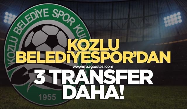 Kozlu Belediyespor'dan 3 transfer daha