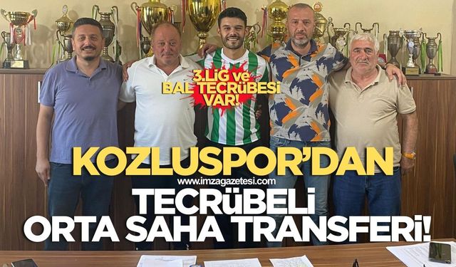 Kozlu Belediyespor'dan orta sahaya 3.Lig ve BAL tecrübeli transfer