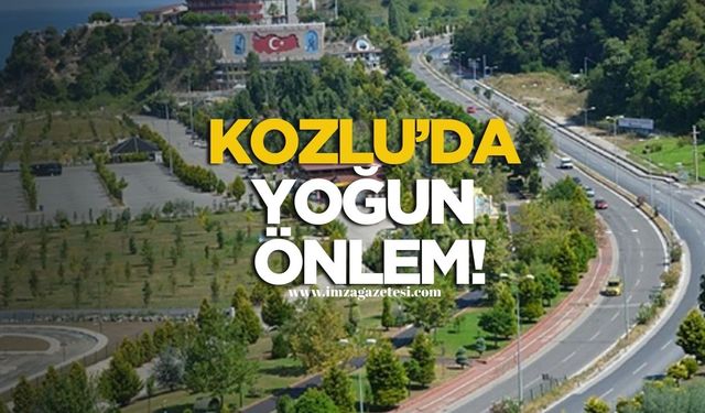 Kozlu Sahili'nde yoğun önlem!