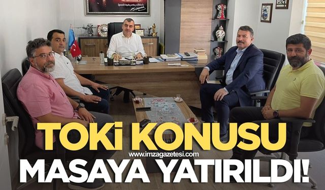 Özcan Ulupınar ve Ahmet Çolakoğlu'ndan TOKİ toplantısı