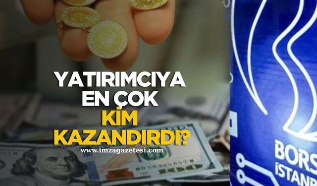 TÜİK açıkladı! Yatırımcıya Kim Kazandırdı? Altın mı, Borsa mı, Dolar mı?