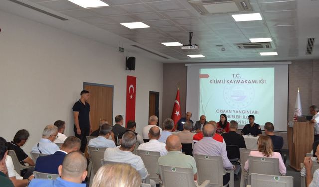 Kilimli’de Orman Yangınlarına Karşı Tedbirler Görüşüldü...