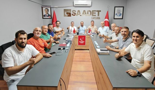 Saadet Partisi'nden Çaycuma'ya Ziyaret...