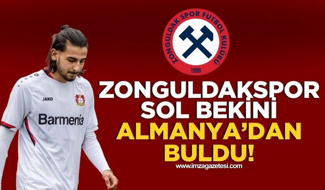 Zonguldakspor Sol Bekini Almanya’dan buldu!