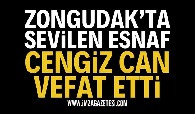 Zonguldak Devrek'in Acı Kaybı: Cengiz Can Vefat Etti