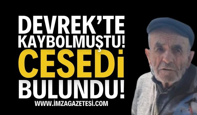 Zonguldak Devrek'te Yusuf Gökçe'nin cansız bedeni bulundu