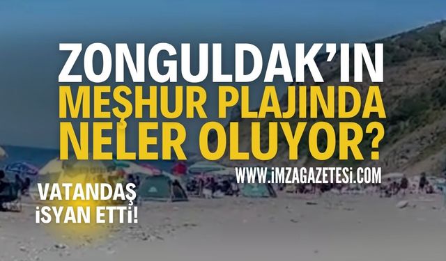Zonguldak Göbü Sahilinde Vatandaş İsyan Etti!