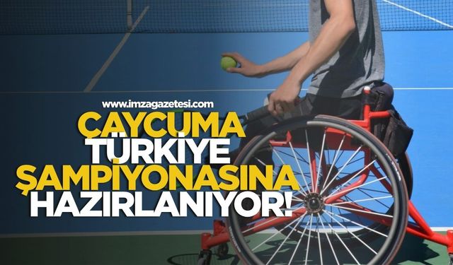 Çaycuma, Türkiye Şampiyonasına Hazırlanıyor! Tekerlekli Sandalye Tenisçileri Geliyor