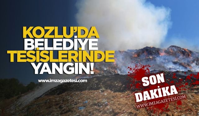 Kozlu'da Belediye Tesislerinde Yangın!