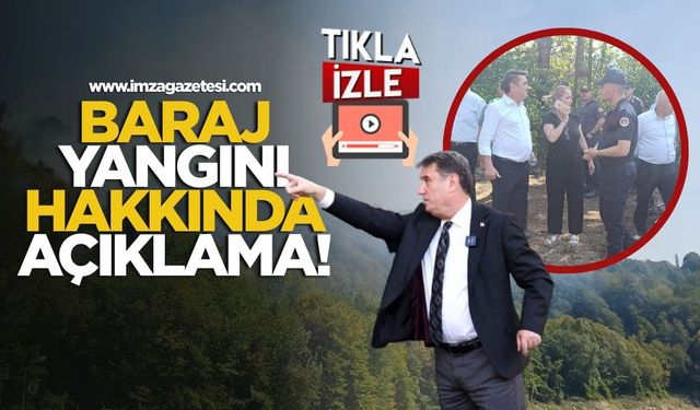 Zonguldak Belediye Başkanı Tahsin Erdem'den Ulutan Barajı Yangını Hakkında Açıklama!