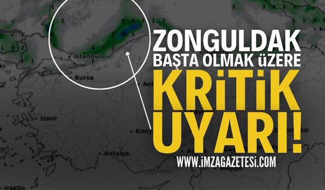Zonguldak Risk Bölgesinde: Kritik Uyarı!