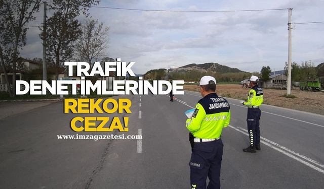 Bolu'da Trafik Denetimlerinde Rekor Ceza!