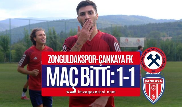Zonguldakspor Çankaya ile berabere kaldı