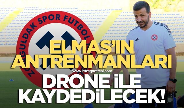 Zonguldakspor Fenerbahçe gibi hazırlanacak! Antrenmanlarda drone kullanılacak