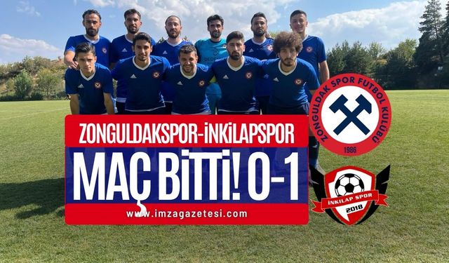 Zonguldakspor İnkilapspor’a mağlup oldu