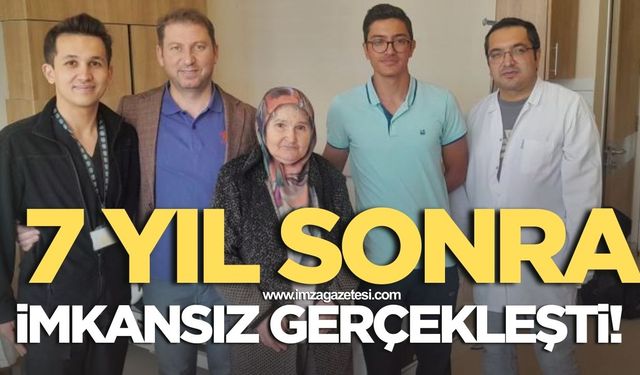 7 yıl sonra imkansız gerçekleşti