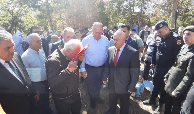 Yangında yürek burkan detay