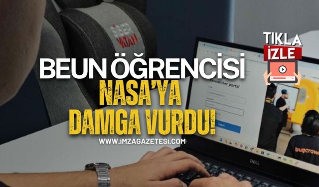 Zonguldak BEUN'lu Genç NASA’ya Damga Vurdu!