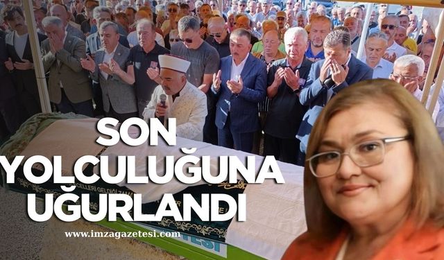 Bülent Kantarcı'nın Eşi Belgin Kantarcı son yolculuğuna uğurlandı...