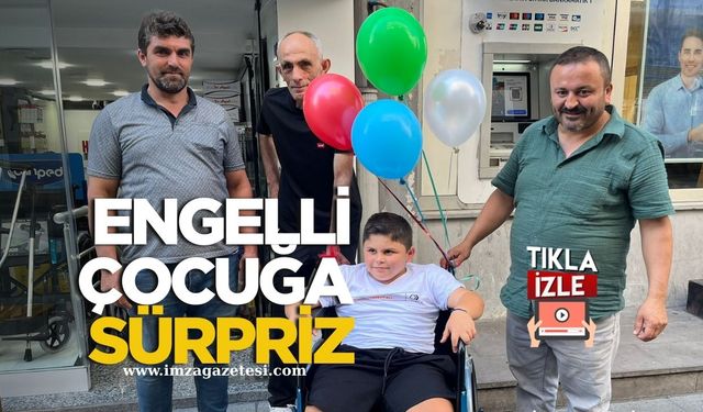 Ereğli’de 11 Yaşındaki Engelli Çocuğa Büyük Sürpriz!