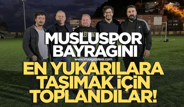 Mazisi başarılarla dolu olan Muslu Belediyespor’un bayrağını tekrardan daha da yukarılara taşımak için toplandılar