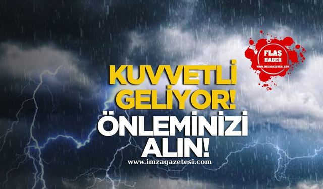 Meteoroloji’den Uyarı! Kuvvetli Yağış ve Rüzgâr Geliyor!