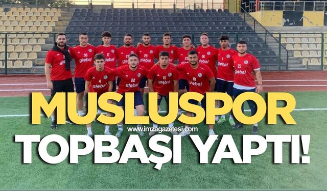 Muslu Belediyespor topbaşı yaptı