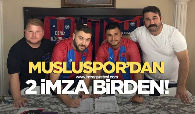 Muslu Belediyespor'dan 2 imza birden