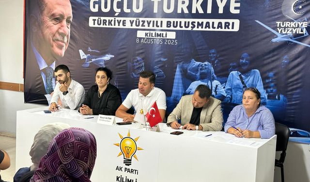 Ak Parti çalışmaları, belediye hizmetleri ve gelecek hedefler masaya yatırıldı...