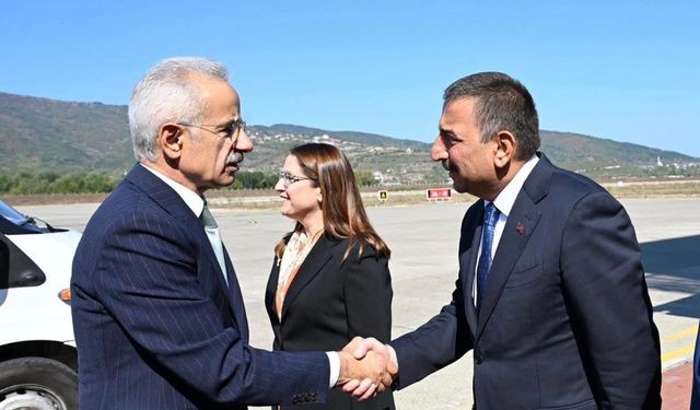 Ulaştırma Bakın Abdulkadir Uraloğlu Zonguldak'a geldi!