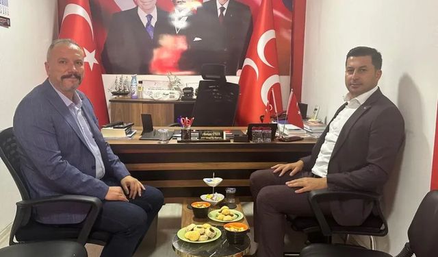 Başkan Altun’dan MHP İlçe Başkanına Başsağlığı Ziyareti